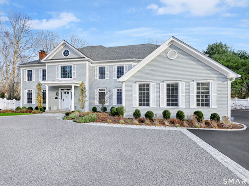 Waterfront single family home for sale located at 53 Singing Oaks Drive, Weston, CT 06883