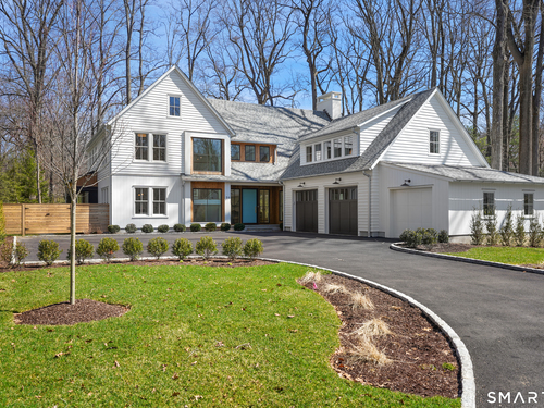 Contemporary new construction single family home for sale located at 21 Lockwood Circle, Westport, CT 06880