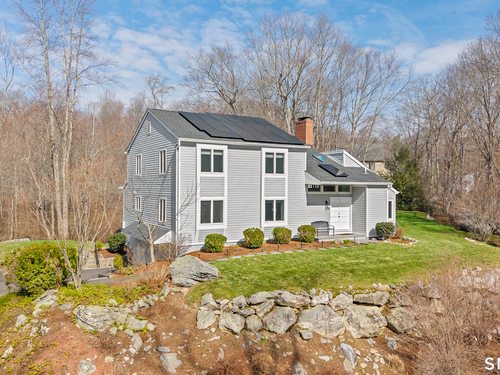 Contemporary single family home for sale located at 81 Ridge Brook Drive, Stamford, CT 06903