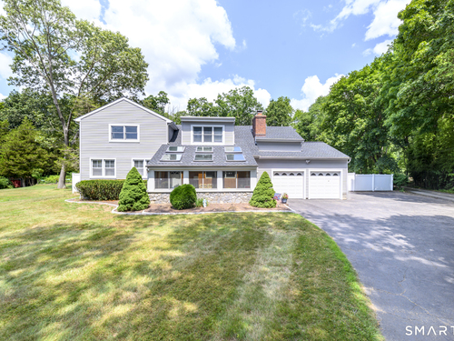 Contemporary single family home for sale located at 2 Thistle Road, Norwalk, CT 06851