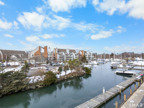 Waterfront townhouse condo for sale located at 105 Harbor Drive, 112, Stamford, CT 06902