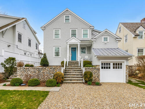 Waterfront single family home for sale located at 43 Rowayton Avenue, Norwalk, CT 06853