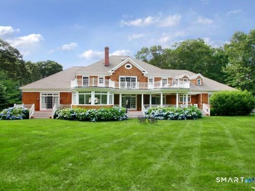 Waterfront single family home for sale located at 41 Singing Oaks Drive, Weston, CT 06883