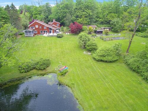Waterfront single family home for sale located at 252 Florida Hill Road, Ridgefield, CT 06877