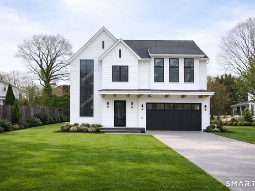 Contemporary new construction single family home for sale located at 3 Laurel Lane, Westport, CT 06880