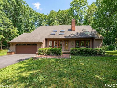 Contemporary single family home for sale located at 345 Florida Hill Road, Ridgefield, CT 06877