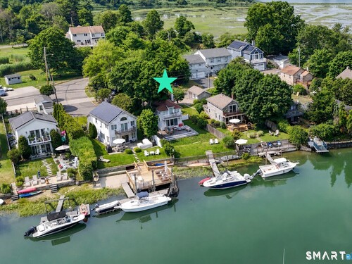 Waterfront single family home for sale located at 119 Old Dam Road, Fairfield, CT 06824