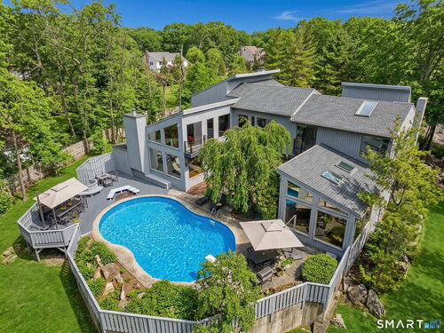 Contemporary single family home for sale located at 66 Dogwood Lane, Trumbull, CT 06611