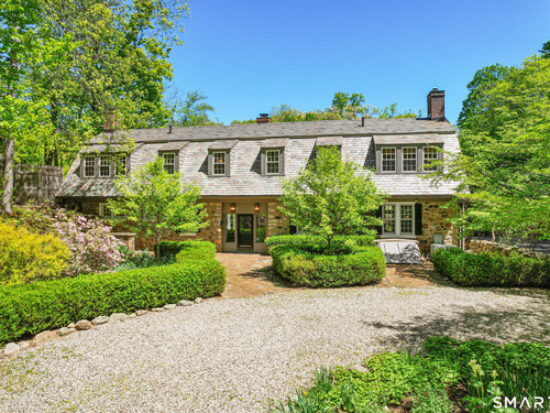 Waterfront antique single family home for sale located at 4 Old Barlow Mountain Road, Ridgefield, CT 06877