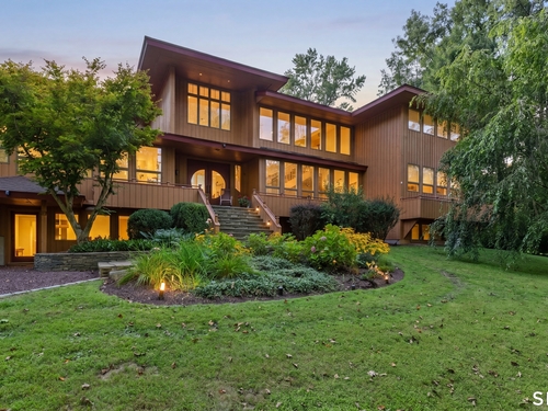 Contemporary single family home for sale located at 85 Norrans Ridge Drive, Ridgefield, CT 06877