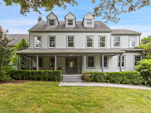 Waterfront single family home for sale located at 114 Cross Highway, Westport, CT 06880