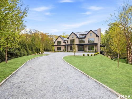Waterfront contemporary new construction single family home for sale located at 259 Frogtown Road, New Canaan, CT 06840