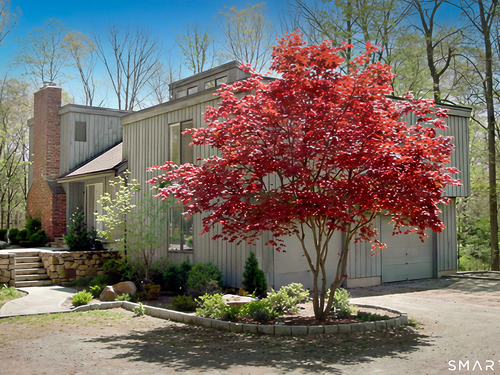 Contemporary single family home for sale located at 216 Silver Spring Road, Wilton, CT 06897