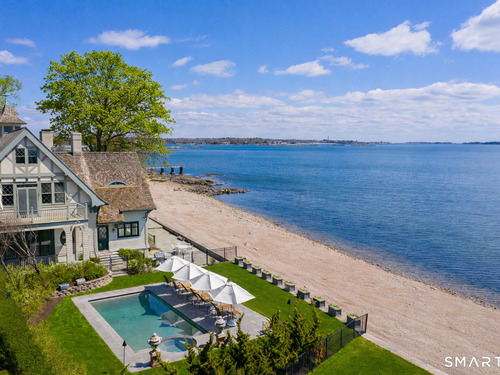 Waterfront single family home for sale located at 207-209 Long Neck Point Road, Darien, CT 06820