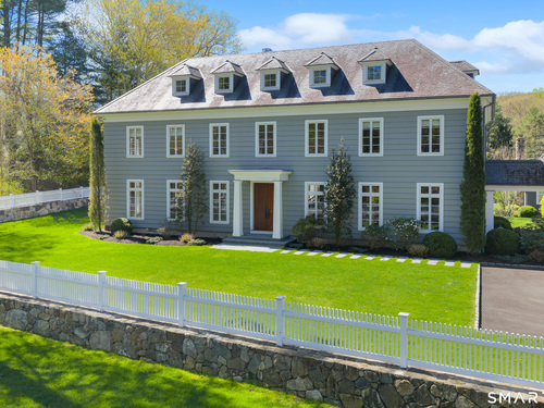 Waterfront single family home for sale located at 24 Llewellyn Drive, New Canaan, CT 06840