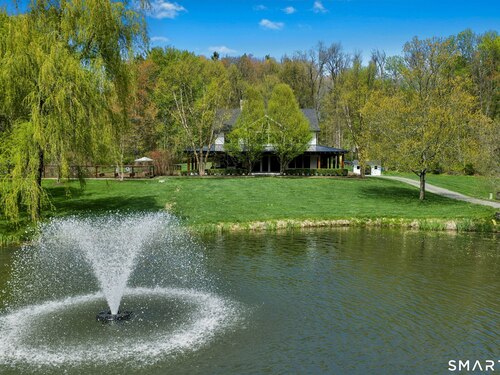Waterfront contemporary single family home for sale located at 15 Silversmith Lane, Redding, CT 06896