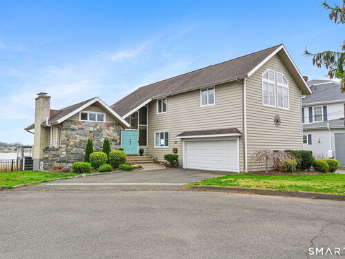 Waterfront contemporary single family home for sale located at 580 Housatonic Avenue, Stratford, CT 06615