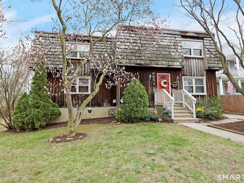 Contemporary single family home for sale located at 685 Knapps Highway, Fairfield, CT 06824