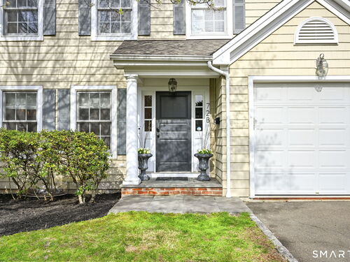 Waterfront townhouse condo for sale located at 72 Summer Street, b, New Canaan, CT 06840