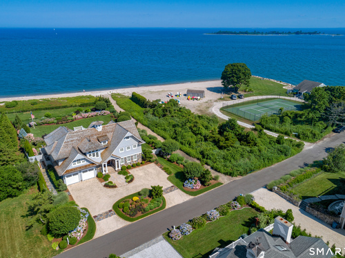 Waterfront single family home for sale located at 7 Sandpiper Road, Westport, CT 06880