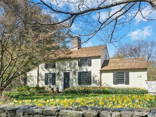 Waterfront antique single family home for sale located at 651 Nod Hill Road, Wilton, CT 06897