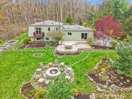 Contemporary single family home for sale located at 86 Seventy Acre Road, Redding, CT 06896