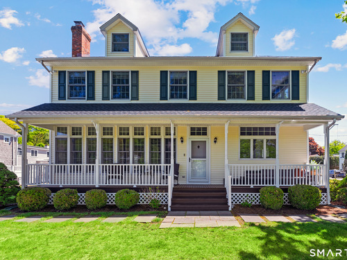 Waterfront single family home for sale located at 9 Rex Street, Greenwich, CT 06831