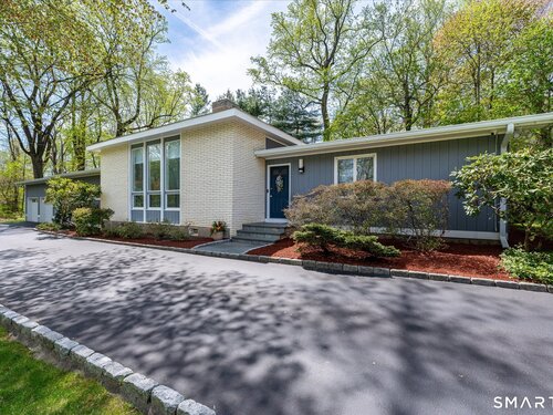 Contemporary single family home for sale located at 27 Nob Hill Lane, Stamford, CT 06903