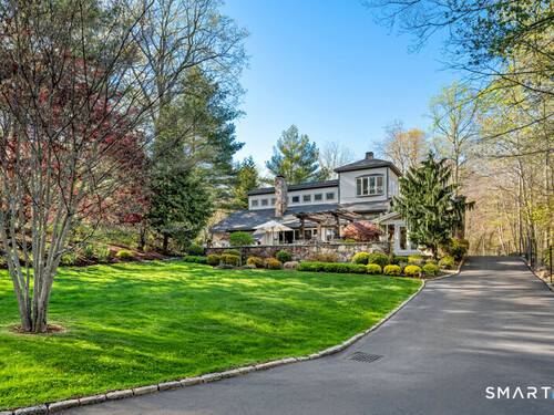 Contemporary single family home for sale located at 30 Catbrier Road, Weston, CT 06883