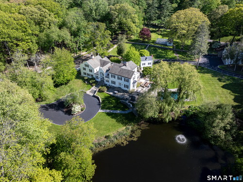 Waterfront antique single family home for sale located at 351 Erskine Road, Stamford, CT 06903
