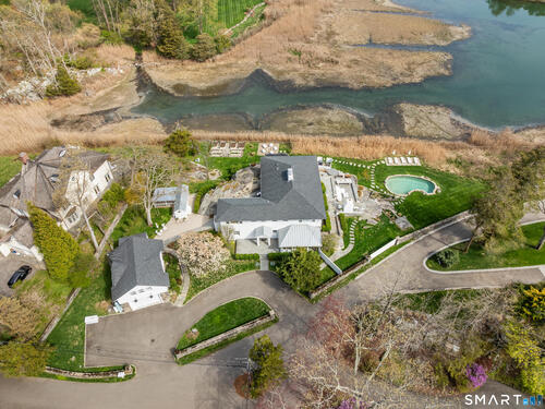 Waterfront single family home for sale located at 13 Edgehill Drive, Darien, CT 06820