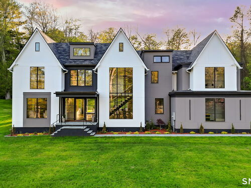Contemporary new construction single family home for sale located at 1 Twin Oaks Lane, Westport, CT 06880