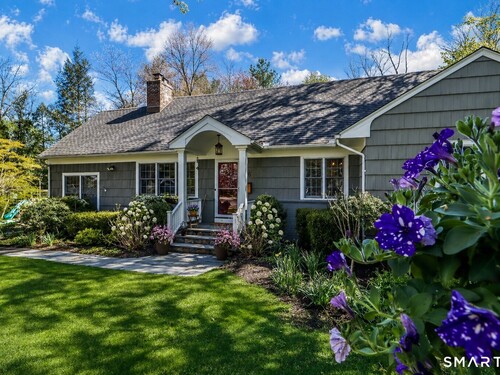 Waterfront single family home for sale located at 36 Down River Road, New Canaan, CT 06840