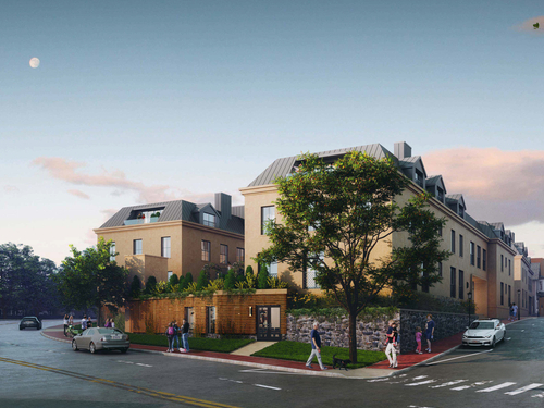 New construction co-op home for sale located at 15 Burtis Avenue, west plaza 202, New Canaan, CT 06840