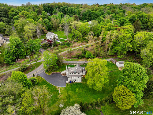 Waterfront single family home for sale located at 105 Ivy Hill Road, Ridgefield, CT 06877