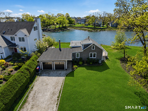Waterfront single family home for sale located at 33 Naromake Avenue, Norwalk, CT 06854