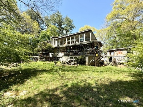 Contemporary single family home for sale located at 27 Huckleberry Lane, Weston, CT 06883