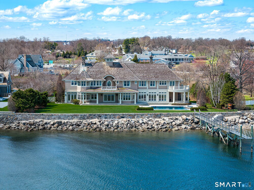 Waterfront single family home for sale located at 10 Shorehaven Road, Norwalk, CT 06855