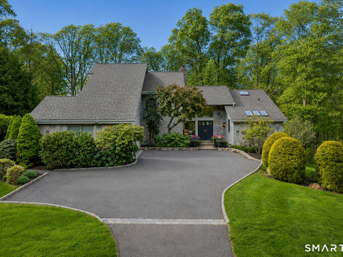 Contemporary single family home for sale located at 9 Green Lane, Ridgefield, CT 06877