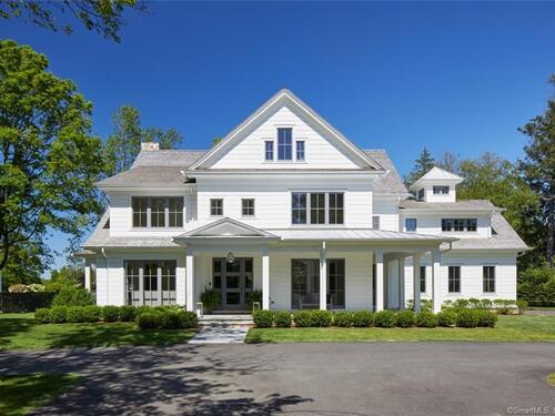 Contemporary single family home for sale located at 211 Oenoke Ridge, New Canaan, CT 06840