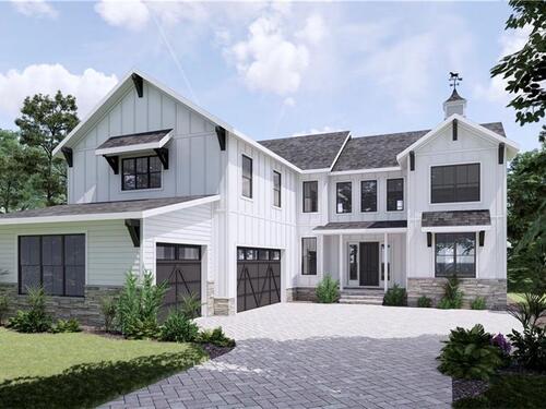 Contemporary new construction single family home for sale located at LOT7B Nicolina Way, Newtown, CT 06470