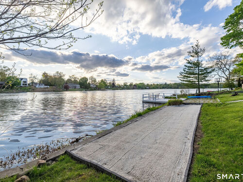 Waterfront single family home for sale located at 23 Ball Pond Road East, New Fairfield, CT 06812