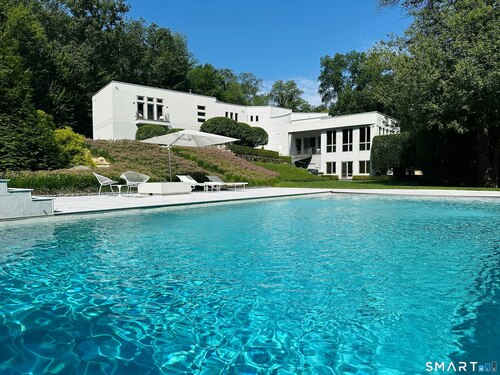 Contemporary single family home for sale located at 300 Sturges Ridge Road, Wilton, CT 06897