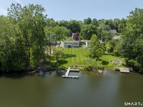 Waterfront single family home for sale located at 22 North Lake Shore Drive, Brookfield, CT 06804