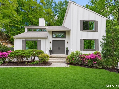 Contemporary single family home for sale located at 80 East Ridge Road, Stamford, CT 06903