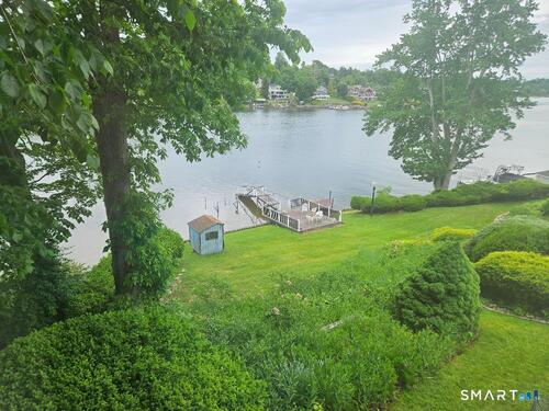 Waterfront contemporary single family home for sale located at 68 Arrowhead Road, Brookfield, CT 06804