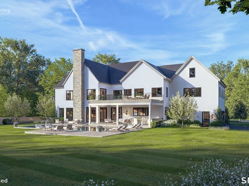 Contemporary new construction single family home for sale located at 67 Stag Lane, Greenwich, CT 06831