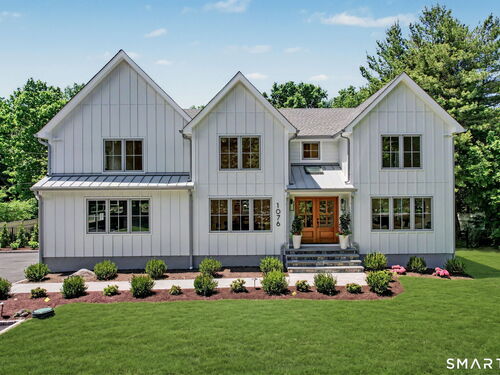 New construction single family home for sale located at 1076 Westover Road, Stamford, CT 06902