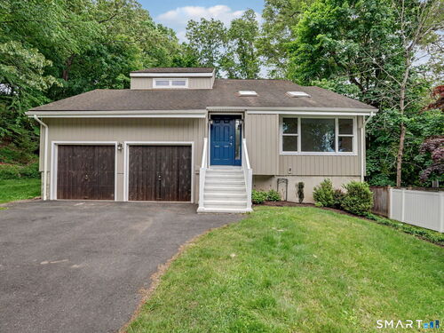 Contemporary single family home for sale located at 35 Crystal Lane, Fairfield, CT 06824