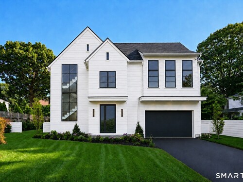 Contemporary new construction single family home for sale located at 3 Laurel Lane, Westport, CT 06880